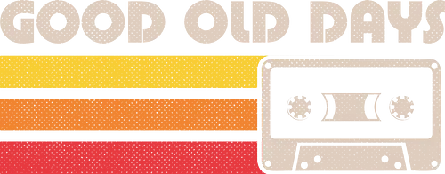 Old Days Vintage Mixtape - 80s, 90s, lettering, mixtape, music, nostalgia, nostalgic, grunge, vintage, retro, quote, fun, funny, old, cool, cassette, cassette tape
