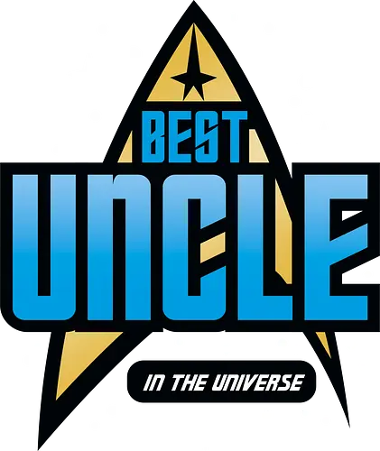 Best Trekkie Uncle - fathers day, dad, daddy, father, gifts for uncle, 60s, 70s, 80s, christmas, christmas gifts, universe, galaxy, Space, trekkie, nostalgia