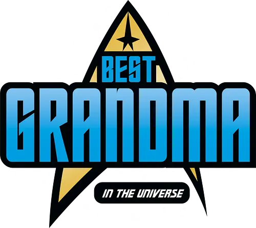 Best Trekkie Grandma - mothers day, mom, mommy, mother, gifts for grandmother, 60s, 70s, 80s, christmas, christmas gifts, universe, galaxy, Space, trekkie, nostalgia