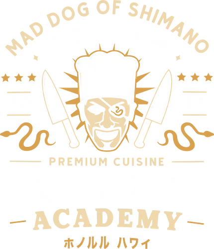 One Eyed Demon Cooking Emblem - majima construction, pirate in hawaii, yakuza, goro majima, ono michio, kiryu kazuma, ryu ga gotoku, yakuza like a dragon, ichiban kasuga, like a dragon ishin, kazuma kiryu, video game, gaming, gamer, jrpg