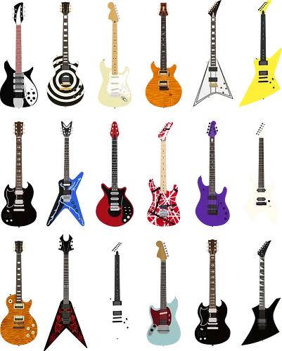 Riffs that Rocked the World - Iconic Guitars from Rock and Metal Legends - guitar, band, electric guitar, guitar lover, guitar player, guitarist, hard rock, headbanger, heavy metal, metal, metalhead, music, musician, rock, rock and roll music