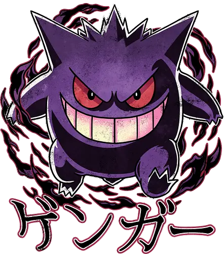 Night Shade - Pocket, Ghost type, Anime, Video game, Art, Fan art, Dark type, go, Mega Ghost, Ghost evolution