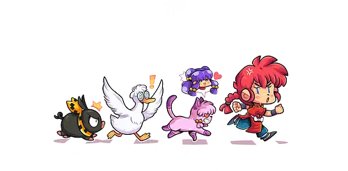 The Cursed - anime, manga, ranma, pchan, humor, cat, cute, shampoo, pig, beatles, abbey road, akane tendo, ranma saotome, shoujo