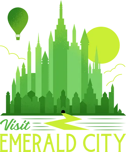 Visit Emerald City - emerald city, dorothy, dorothy gale, fantasy, kansas, magic, scary, spooky, story, travel, wicked, wicked witch, witch, wizard, wizard of oz