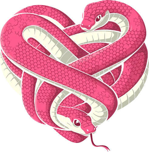 Snake Heart - snake, pop, animal, cobra, heart, chinese new year