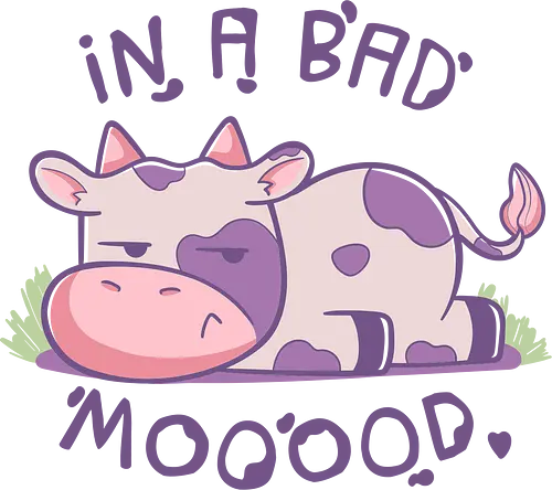 In a bad mooods - cute