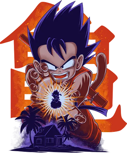 Saiyan Kid - Dragon, goku, anime, saiyan