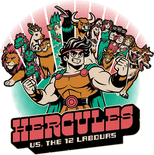 Labours of Hercules - Historical, History, Legend, Mythical, Mythology, Myth, Greek Mythology, Greek, Roman, Roman Empire, Romans, Comic, Versus, Hero, Heroes, God, Lion, Hydra, Cerberus, Fun, Funny, Cool, Hercules