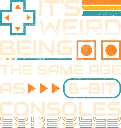 8-bit-aged-2  - funny, 80s, 8bit, funny sayings, gamer, gaming, geek, geek humor, generation x, nostalgia, old school, retro, video game, vintage, gen x