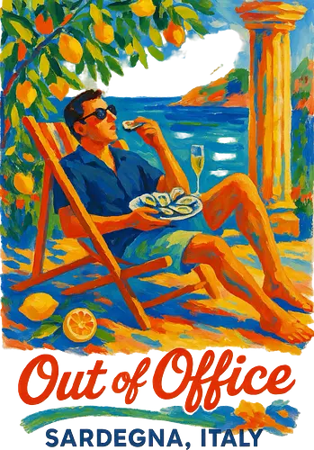 Out of Office Sardegna 2 - Out of Office, OOO, Sardegna, Italy, Vacation, Art