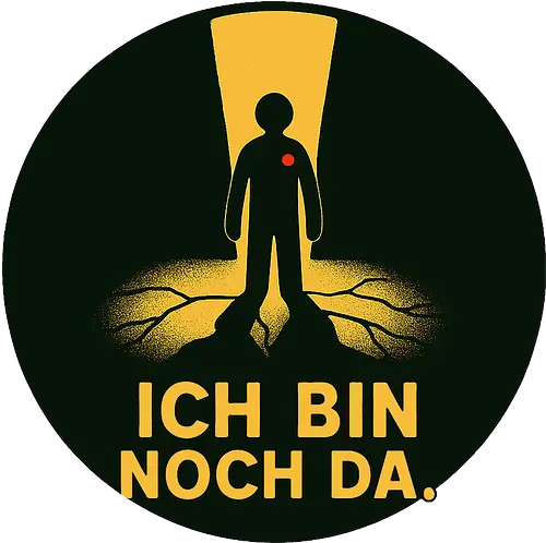 ICH BIN NOCH DA. - Selbstbehauptung, Resilienz, Stärke, Minimalismus, Statement, Haltung, Hoffnung, Dunkelheit, Symbolkraft, Verwurzelung, Mut, Überleben, emotionale Botschaft, Ich-Bin-Noch-Da, Licht ICH BIN NOCH DA. - Selbstbehauptung, Resilienz, Stärke, Minimalismus, Statement, Haltung, Hoffnung, Dunkelheit, Symbolkraft, Verwurzelung, Mut, Überleben, emotionale Botschaft, Ich-Bin-Noch-Da, Licht