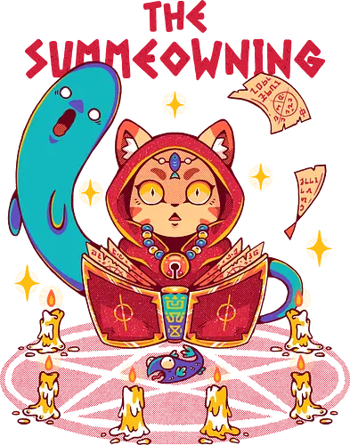 THE SUMMEOWNING - neko, magic, wizard, summon, withc, halloween, cute, kawaii, cat THE SUMMEOWNING - neko, magic, wizard, summon, withc, halloween, cute, kawaii, cat