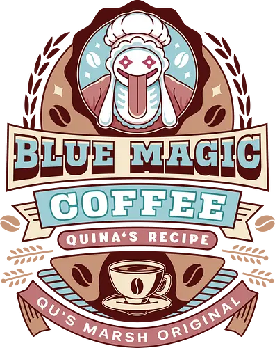 Quina Quen Coffee Vintage - final 9, final 7, final ix, quina quen, final xiv, ff14, video game, fat chocobo, vivi ornitier, black mage, fantasy, Cactus, Kupo, Kweh, Cloud, Villain