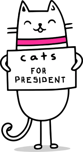 cats for president - cats, cat shirts, cat art, cat prints cats for president - cats, cat shirts, cat art, cat prints