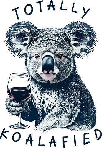 Totally Koalafied - totally koalafied, koala, funny, humor, meme, chill, animals