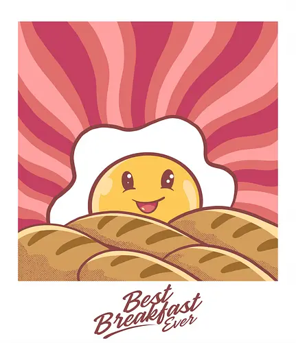 take meat selfie - breakfast, egg, bacoon, bread, food, love, cartoon, funny, cute, ufo, alien, meat, fantasy