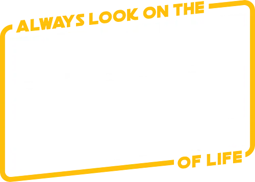 Always look on the bright side - Monty Python, bright side, dark side, life of Brian, funny, mash up, fake beard, romans, graham chapman Always look on the bright side - Monty Python, bright side, dark side, life of Brian, funny, mash up, fake beard, romans, graham chapman