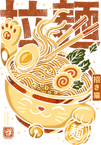 Lucky Cat Nudeln Ramen - Maneki Neko, Neko, Ramen, Japan, Anime, Manga, Glückskatze, lustig, Essen, Foodie, Ästhetik, Illustration, Nudeln, Ramen-Nudeln, cool, lm2kone Lucky Cat Nudeln Ramen - Maneki Neko, Neko, Ramen, Japan, Anime, Manga, Glückskatze, lustig, Essen, Foodie, Ästhetik, Illustration, Nudeln, Ramen-Nudeln, cool, lm2kone
