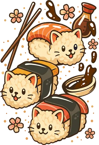 Süße Sushi-Katzen - Lustig, Katze, Kätzchen, Sushi, Sushi-Rolle, Kätzchen, Essen, Japan, Japanisch, Anime, süß, Kawaii, süße Katze, Ästhetik, Illustration, Planeten, Mond, cool, lm2kone Süße Sushi-Katzen - Lustig, Katze, Kätzchen, Sushi, Sushi-Rolle, Kätzchen, Essen, Japan, Japanisch, Anime, süß, Kawaii, süße Katze, Ästhetik, Illustration, Planeten, Mond, cool, lm2kone