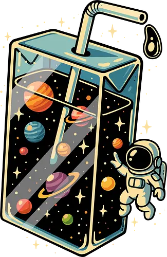 Weltraumsaft - Astronaut, Saft, Sommer, lustig, Essen, Weltraum, Universum, Kosmos, Astronomie, trippig, abstrakt, ästhetisch, Illustration, Planeten, Mond, cool, lm2kone Weltraumsaft - Astronaut, Saft, Sommer, lustig, Essen, Weltraum, Universum, Kosmos, Astronomie, trippig, abstrakt, ästhetisch, Illustration, Planeten, Mond, cool, lm2kone