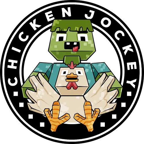 chicken cube lover  - chickenjockey, cube, pixel, 3d, sticker, zombie, angry, bird, love, cartoon, kids, child, game, play, playground