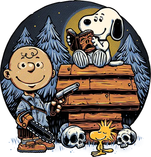 A night in the woods - Cartoons, comics, movie, mash up, parody, funny, humor, horror, villain