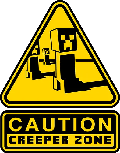 Danger Creeper - danger, creeper, minecraft
