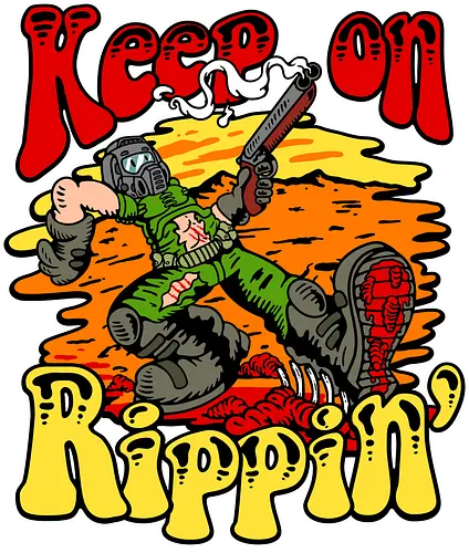 Keep on Rippin - doom, marine, mars, alien, rock, metal