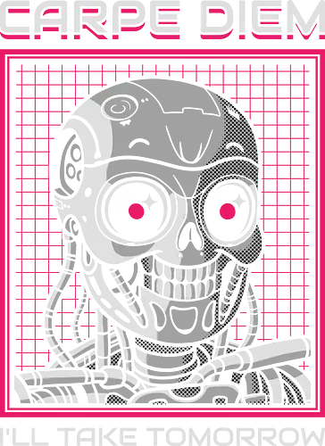 Rise Of The Cute Machine - retro futurism, 80s movies, ai, artificial intelligence, cute, dark humor, funny, horror, kawaii, nostalgia, retro, robot, sarcasm, sci fi, vintage