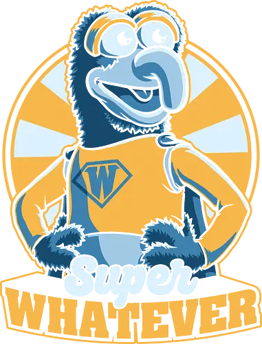 Puppet Hero Whatever - puppet, classic, tv show, meme, fun, funny, movie, superhero, hero, sarcasm, retro vintage, kids