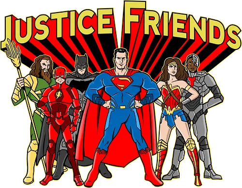 Justice Friends - justice, super, hero, comic, friends