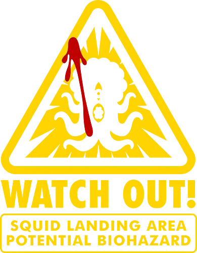 Squid Attack Zone - squid, watchmen, comic