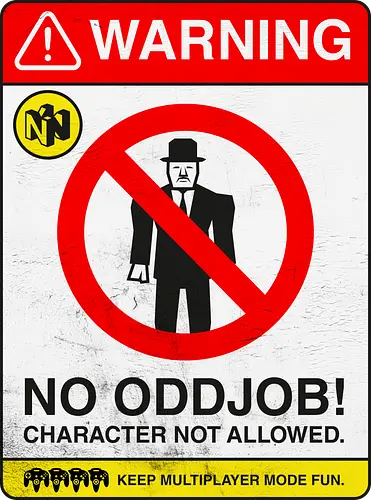 No Oddjob - game, goldeneye, retro