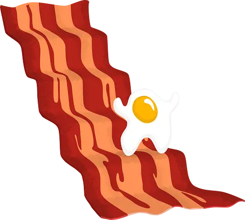 The Yolker - joaquin phoenix, joker, joker 2019, mashup, parody, the joker, arthur fleck, bacon, Bat, dc comics, egg, food, fried, funny, humor