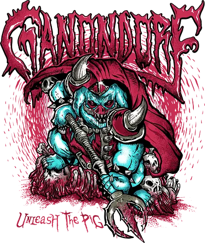 Unleash the pig - metal, heavy, ganon, evil, pig, retro, boss, demon, Hero of Time