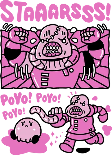 Stars - Pink, nemesis, monster, retro, resident, evil Stars - Pink, nemesis, monster, retro, resident, evil