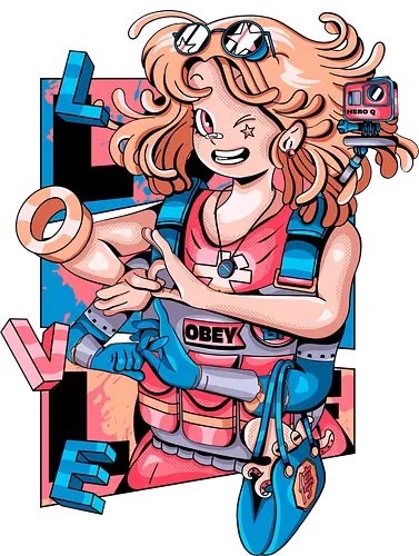 Mechanische Liebe - glitchige Liebe, Liebe in der Zukunft, Anime-Cyborg-Mädchen, süßer Glitch, Cyberpunk-Valentinstag, Cyborg-Mädchen-Liebe, mechanische Zuneigung, Romantik-Upgrade