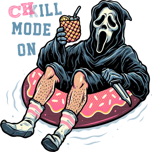 Chill Mode on - Horror, classic horror, horror movies, villain, funny, humor, chilling, chill, relaxing