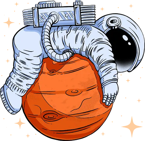 Astro-Nope  - mars, mood, nope, planet, rest, science, sleep, space, stars, universe, astronaut, funny, hilarious, joke, lazy