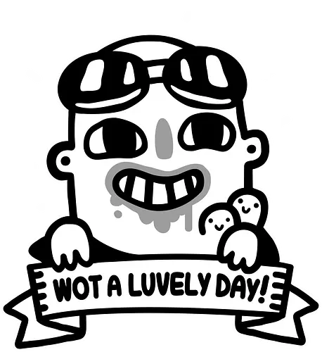 Wot a luvely day - mad, max, hero, wasteland, movie, retro, parody, cute Wot a luvely day - mad, max, hero, wasteland, movie, retro, parody, cute