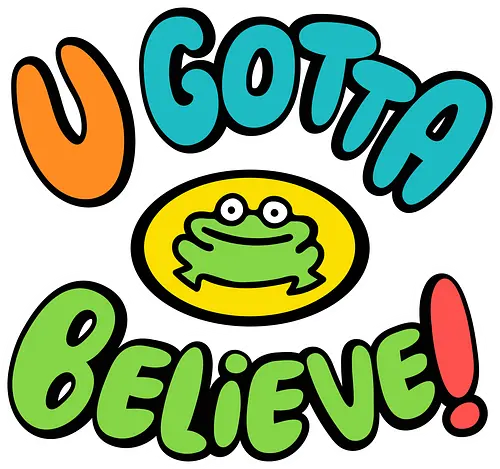 Frog Believer - funk, parappa, dog, retro, cute, music, rap, onion Frog Believer - funk, parappa, dog, retro, cute, music, rap, onion