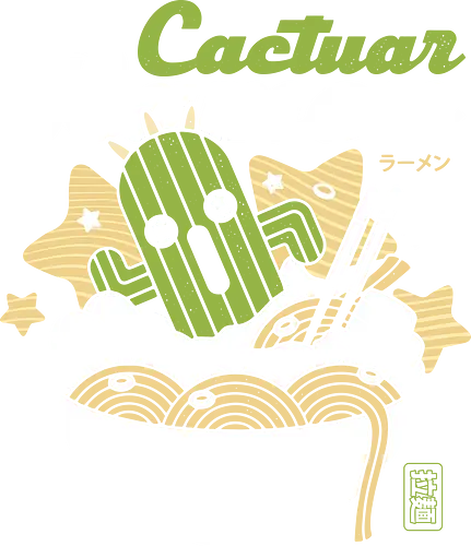 Cactus Ramen Aesthetic - final 9, final 7, final ix, quina quen, Cactus, cactilio, ramen, Kupo, Kweh, final xiv, ff14, Cloud, Villain, video game, fat chocobo, vivi ornitier, black mage, fantasy, zanarkand, blitzball