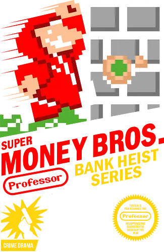 Money Bros - money, heist, show, tv, pixel, parody