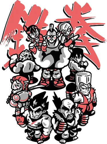 Iron challengers - retro, game, Beat em up, iron, fighter, street, arcade