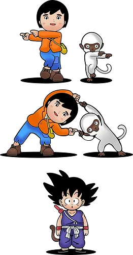 Marco Fusion - marco, fusion, goku, monkey, anime, manga, parody
