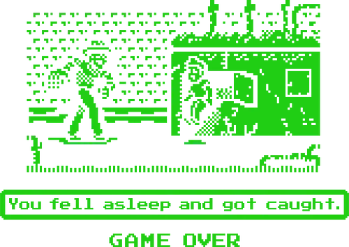You fell asleep - freddy, nightmare, pixel, horror, game, terror