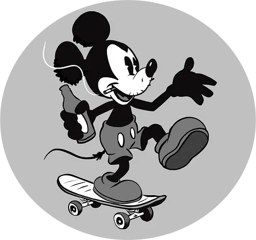 free  Steamboat Willie - skateboard, cartoon, free Steamboat Willie, beer, skateboard, mouse