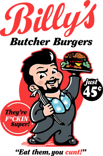 Butcher Burgers - evil, homelander, the boys, show, tv, super, comic, burger