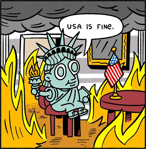 Usa is fine - usa, america, fine, fire