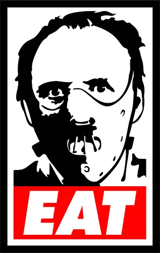 Eat - eat, food, hannibal, horror, movie, terror